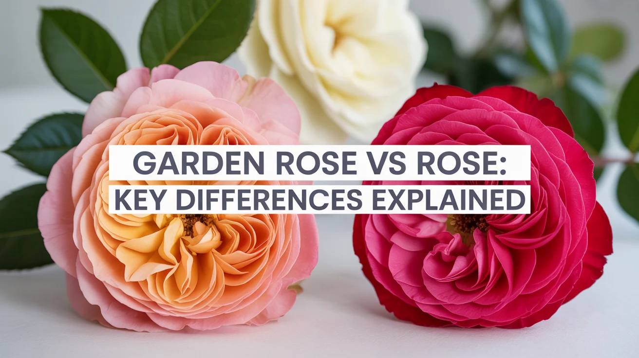 Garden Rose vs Rose: Key Differences Explained