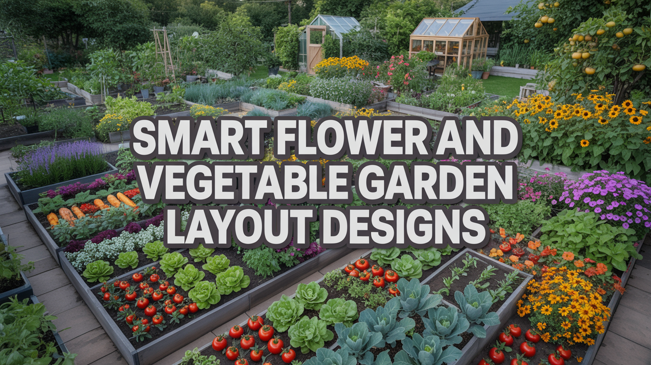 Smart Flower and Vegetable Garden Layout Designs