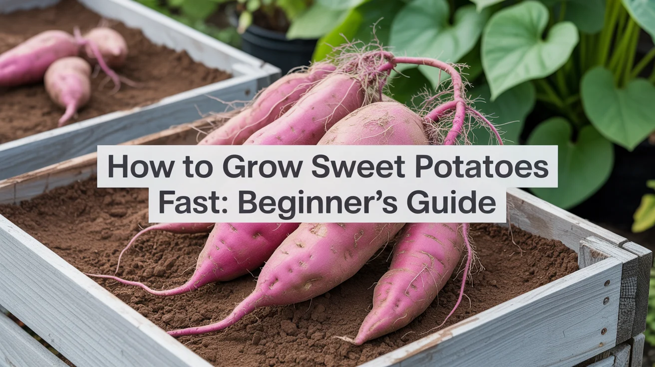 How to Grow Sweet Potatoes Fast: Beginner’s Guide