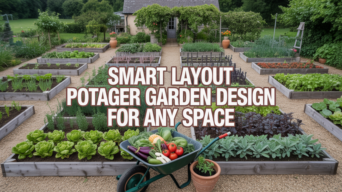 Smart Layout Potager Garden Design for Any Space