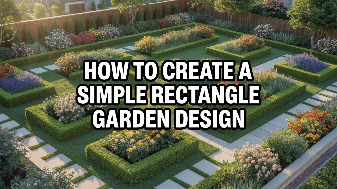 How to Create a Simple Rectangle Garden Design