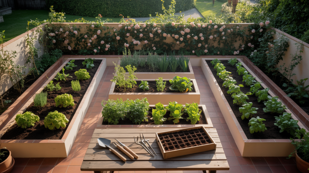How to Create a Simple Rectangle Garden Design - HeyNiceGarden